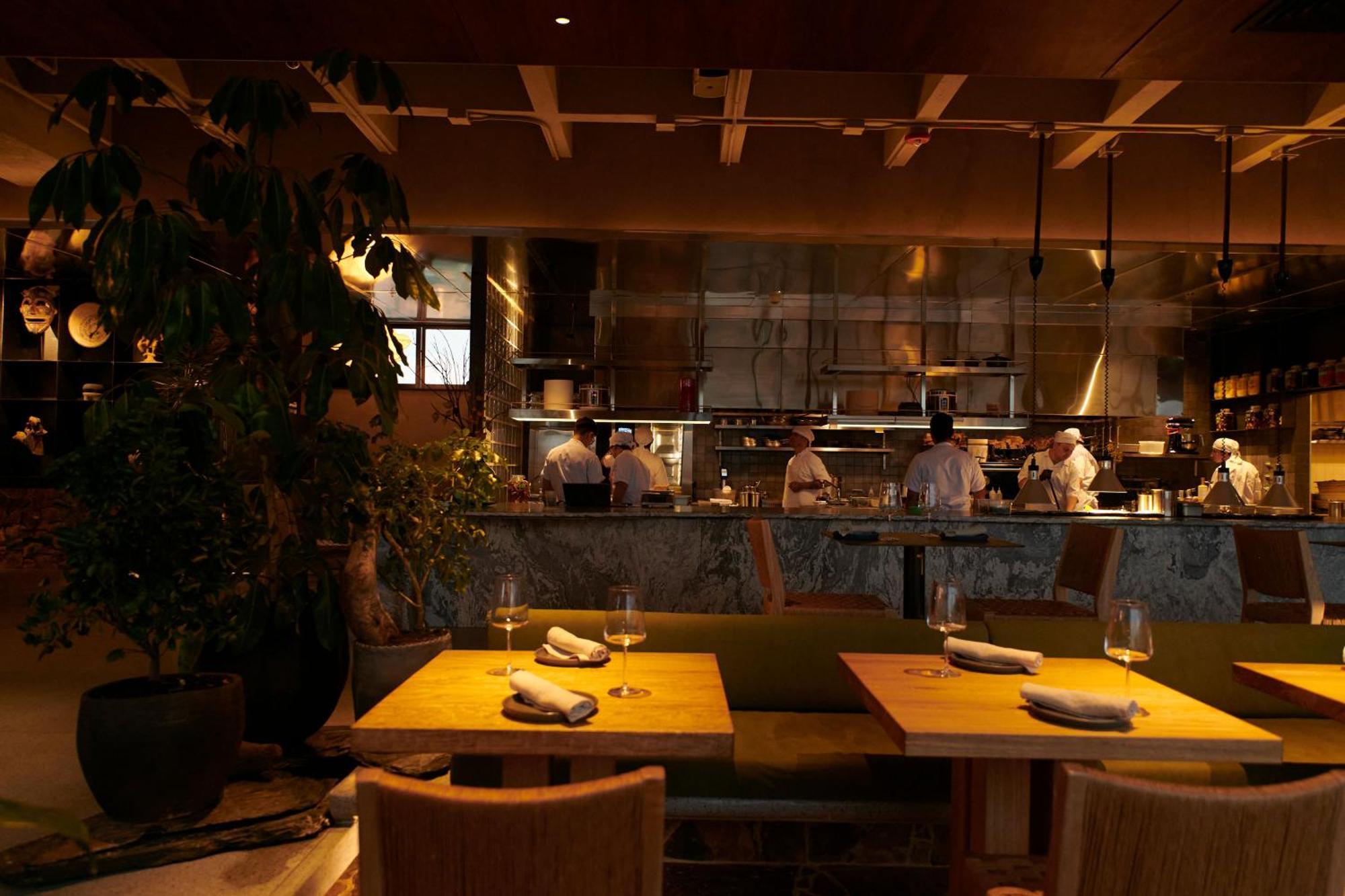 Novotel Medellín El Tesoro Exterior foto Interior of the restaurant